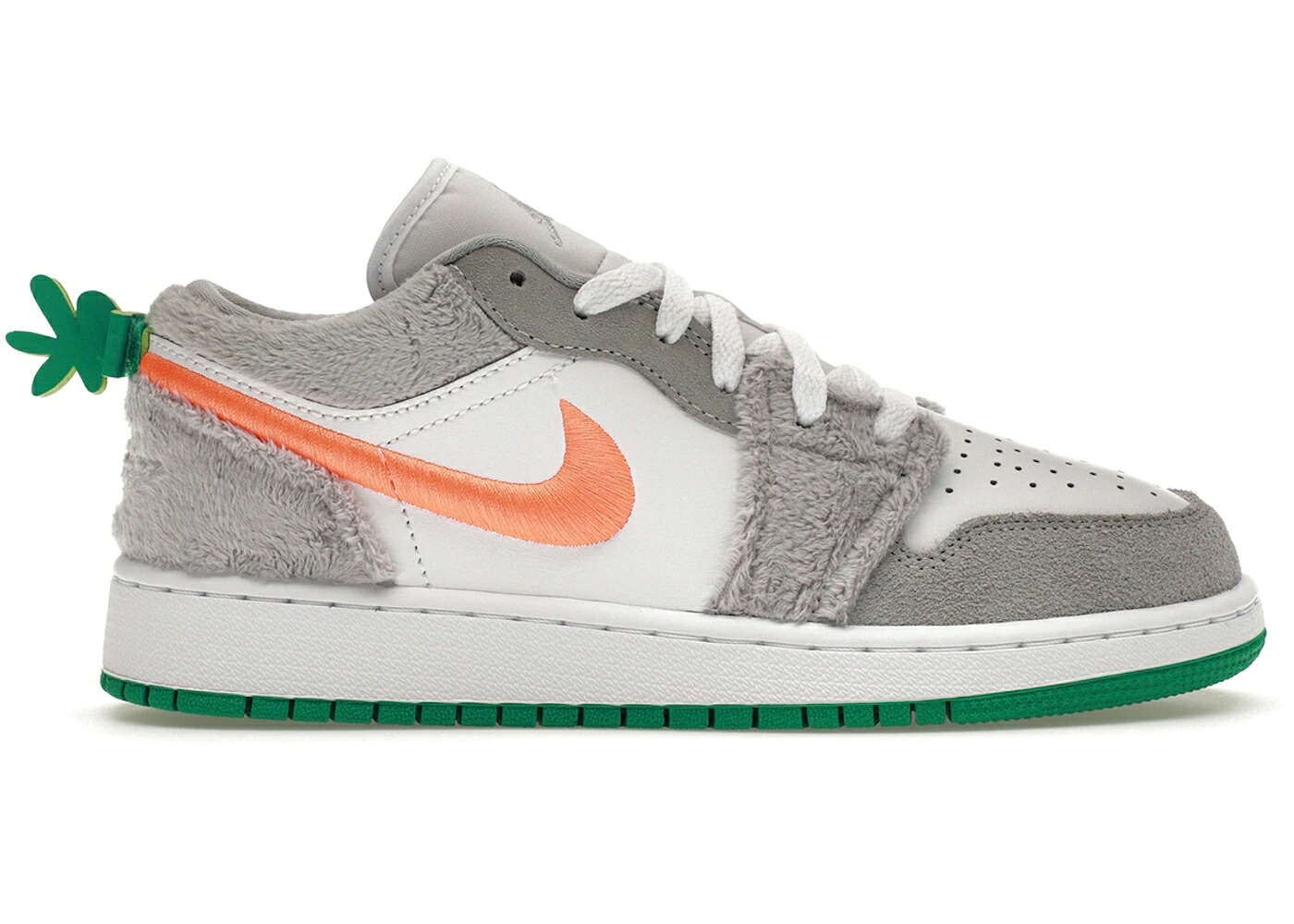 ナイキ ジョーダン 薄墨色 薄墨色 橙 オレンジ色 御坊っちゃん キッズ JORDAN 1 LOW SE RABBIT (GS) / LIGHT SMOKE GREY TOTAL ORANGE もの言う花 マタニティ スニーカー