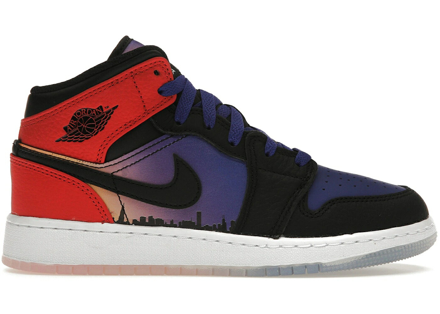 ナイキ ジョーダン ミッド コンコルド コンコード 黒色 ブラック 赤 レッド ジュニア キッズ JORDAN 1 MID SS SKYLINE (GS) / CONCORD BLACK UNIVERSITY RED ベビー マタニティ スニーカー