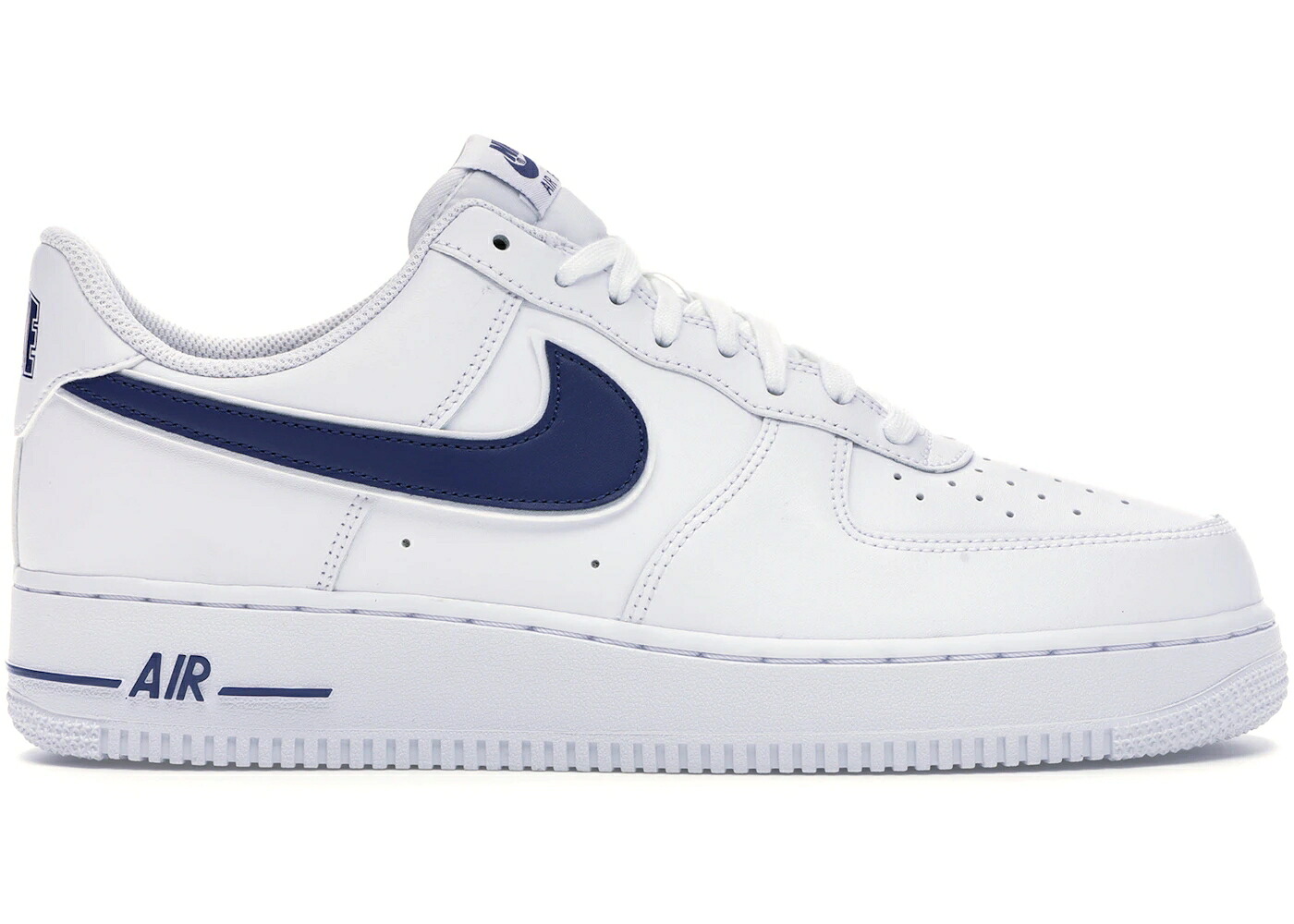 ナイキ 白色 ホワイト ディープ 青色 ブルー エアフォース スニーカー メンズ NIKE AIR FORCE 1 LOW WHITE DEEP ROYAL / WHITE DEEP ROYAL BLUE|スニケス