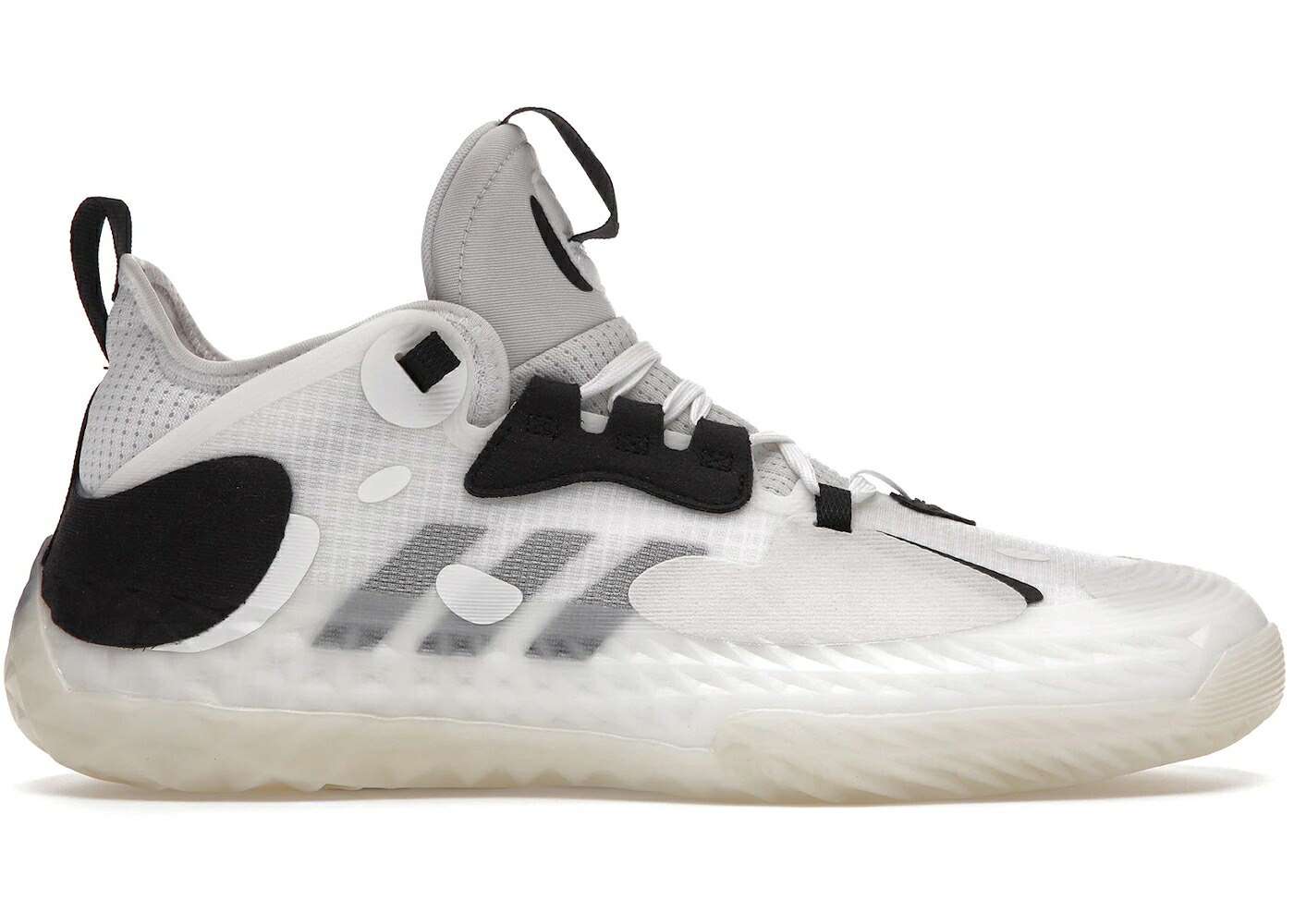 アディダス ハーデン ネッツ 白色 ホワイト コア 黒色 ブラック VOL. スニーカー メンズ ADIDAS HARDEN 5 NETS / CLOUD WHITE CORE BLACK CRYSTAL｜スニケス 55,740円