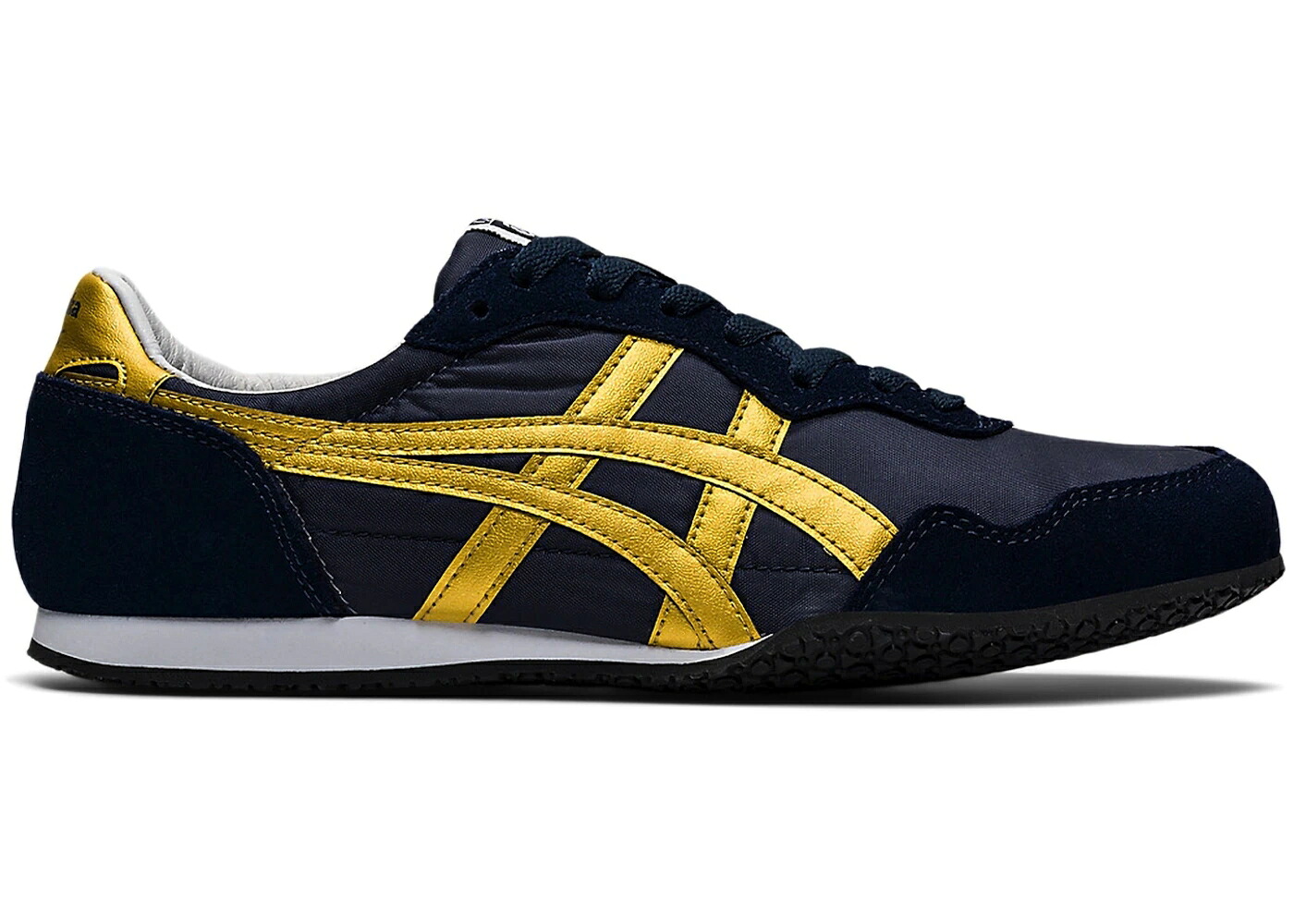 アシックス 純然たる ゴールド オニツカタイガー スニーカー メンズ ASICS ONITSUKA TIGER SERRANO MIDNIGHT PURE GOLD / MIDNIGHT PURE GOLD