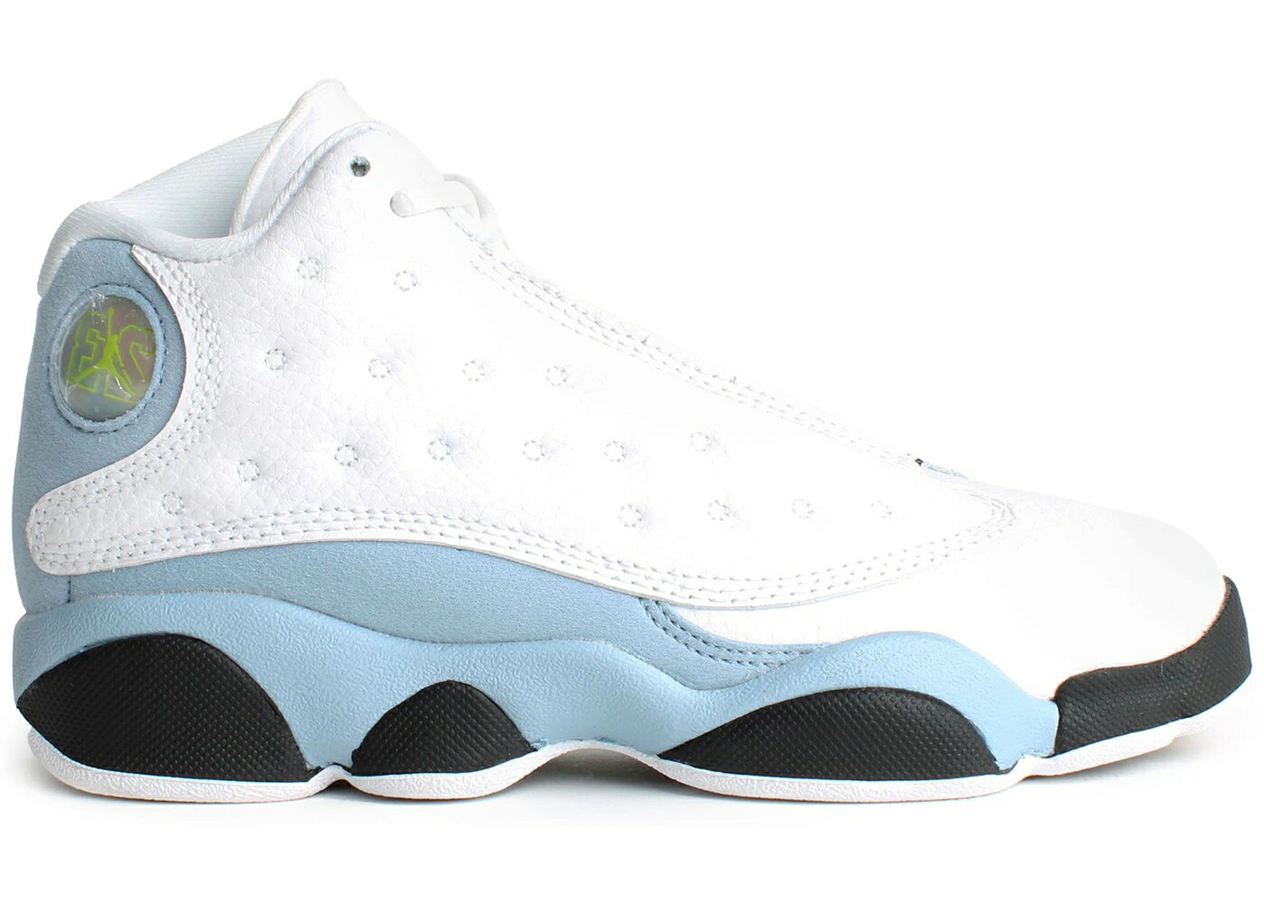 ナイキ ジョーダン サーティーン 青色 ブルー 灰色 グレー 白色 ホワイト 黄色 イエロー ジュニア キッズ JORDAN 13 RETRO BLUE GREY (PS) / WHITE YELLOW OCHRE BLUE GREY ベビー マタニティ スニーカー