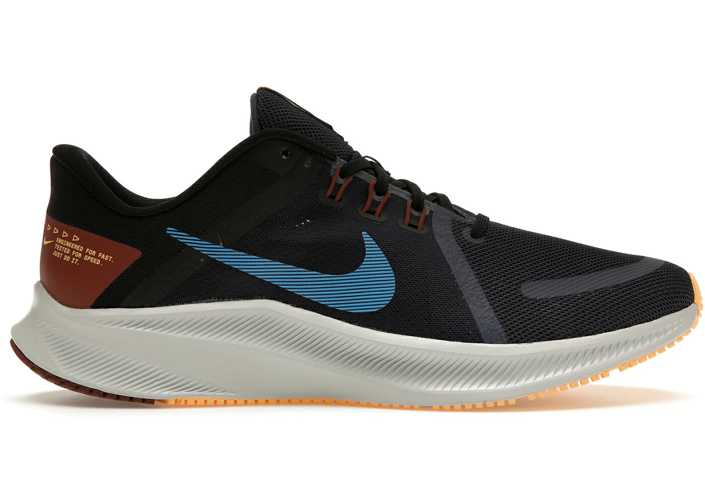 ナイキ サンダー 青味 青色 黒いこと 黒いこと 薄墨色 薄墨色 スニーカー メンズ NIKE QUEST 4 THUNDER BLUE / THUNDER BLUE BLACK GREY FOG