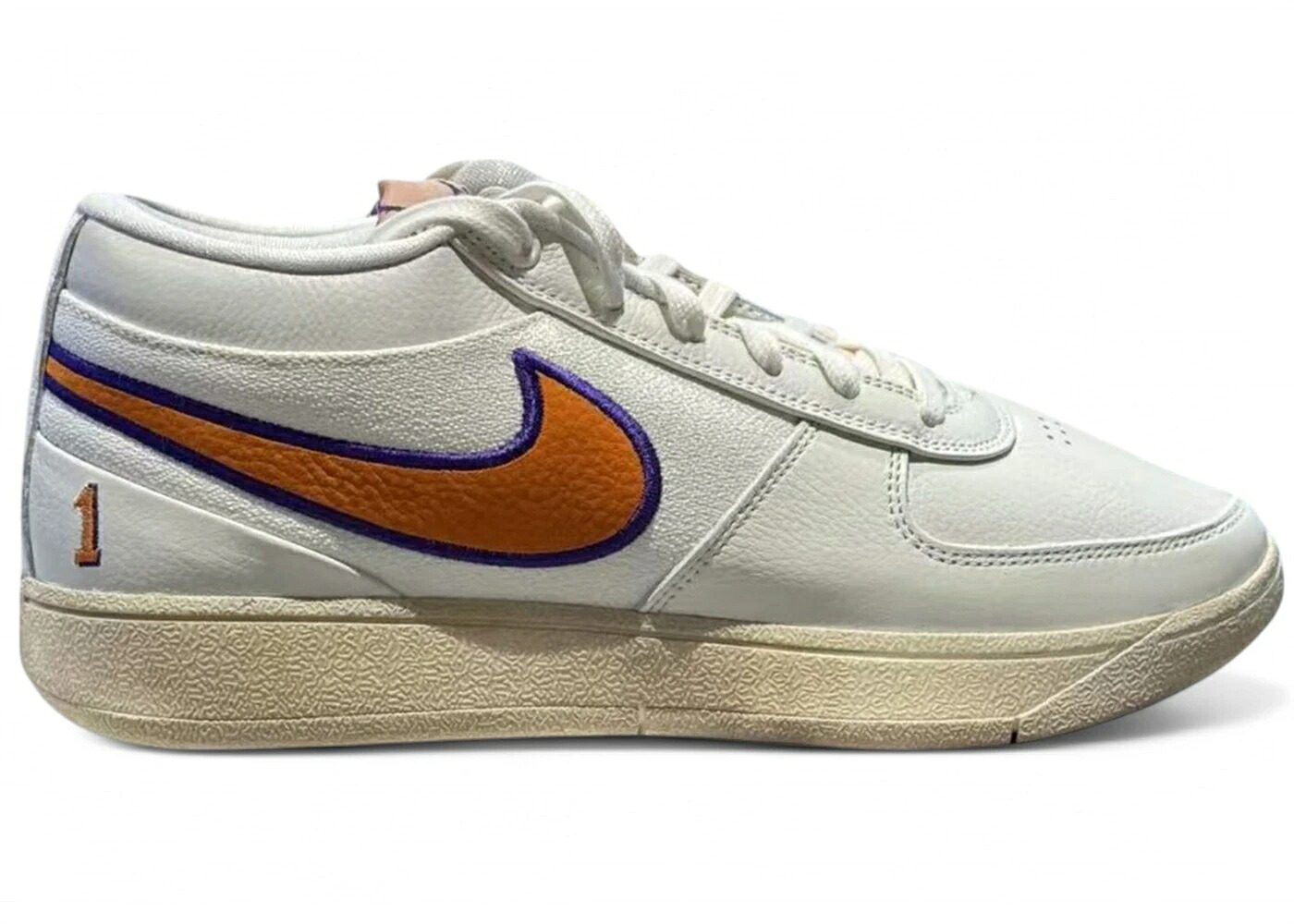 ナイキ サンズ 白いこと 白いこと 橙 オレンジ色 紫 パープル スニーカー メンズ NIKE BOOK 1 EP CHBL SUNS / WHITE ORANGE PURPLE