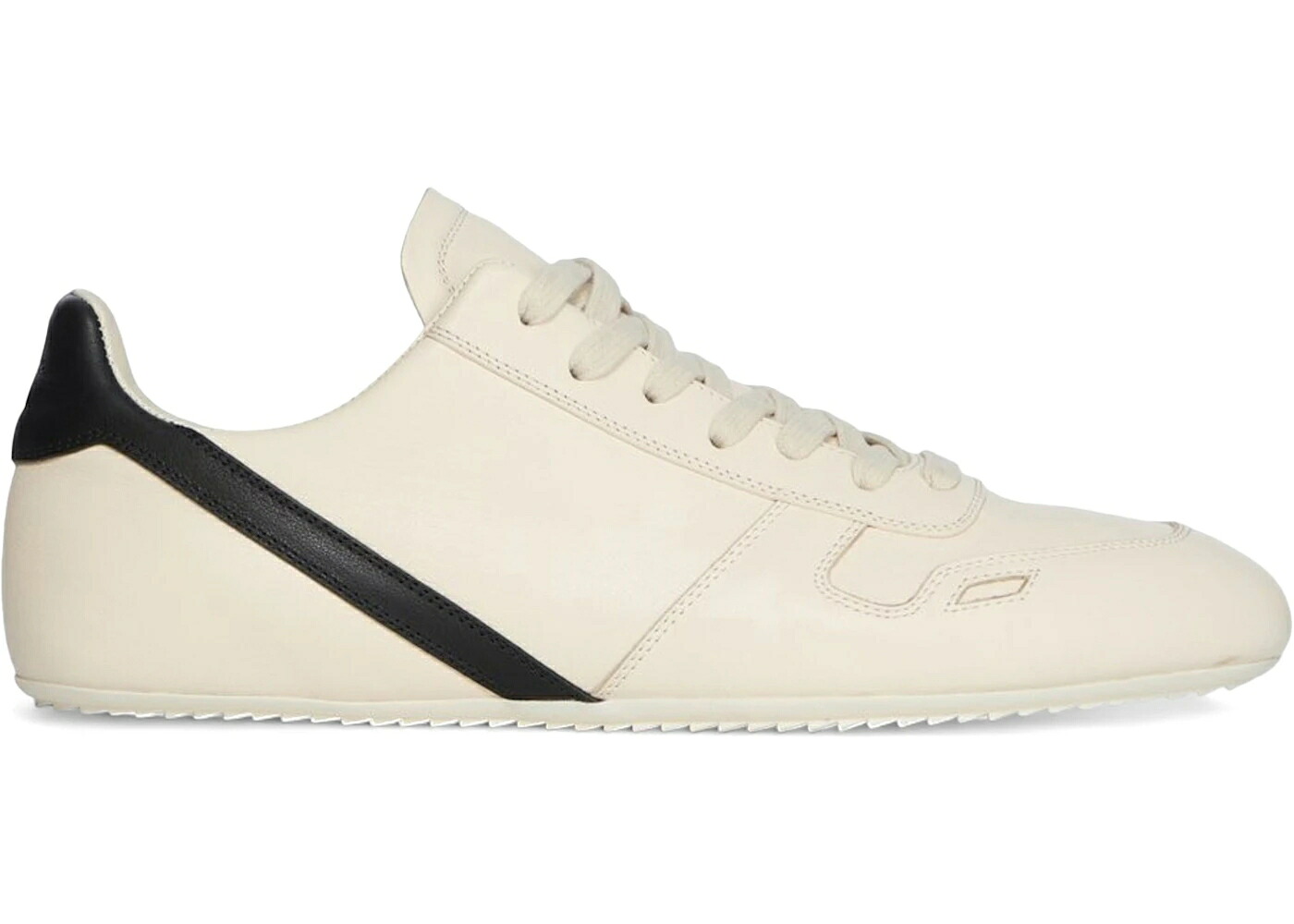 リックオウエンス 靴 スニーカー 黒色 ブラック メンズ RICK OWENS RICK OWENS CONCORDIANS MINIMAL SNEAKER MILK BLACK / MILK BLACK MILK|スニケス