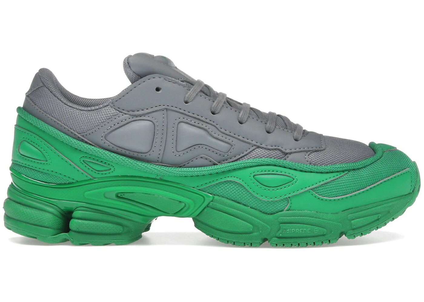 アディダス 緑 グリーン 灰色 グレー スニーカー メンズ ADIDAS OZWEEGO RAF SIMONS GREEN GREY / GREEN GREY GREY