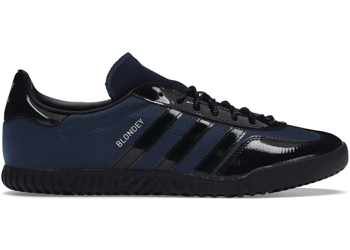 アディダス ガゼル 青色 ブルー コア 黒色 ブラック 銀色 シルバー A.B. スニーカー メンズ ADIDAS GAZELLE INDOOR BLONDEY MCCOY MINERAL BLUE / MINERAL BLUE CORE BLACK SILVER