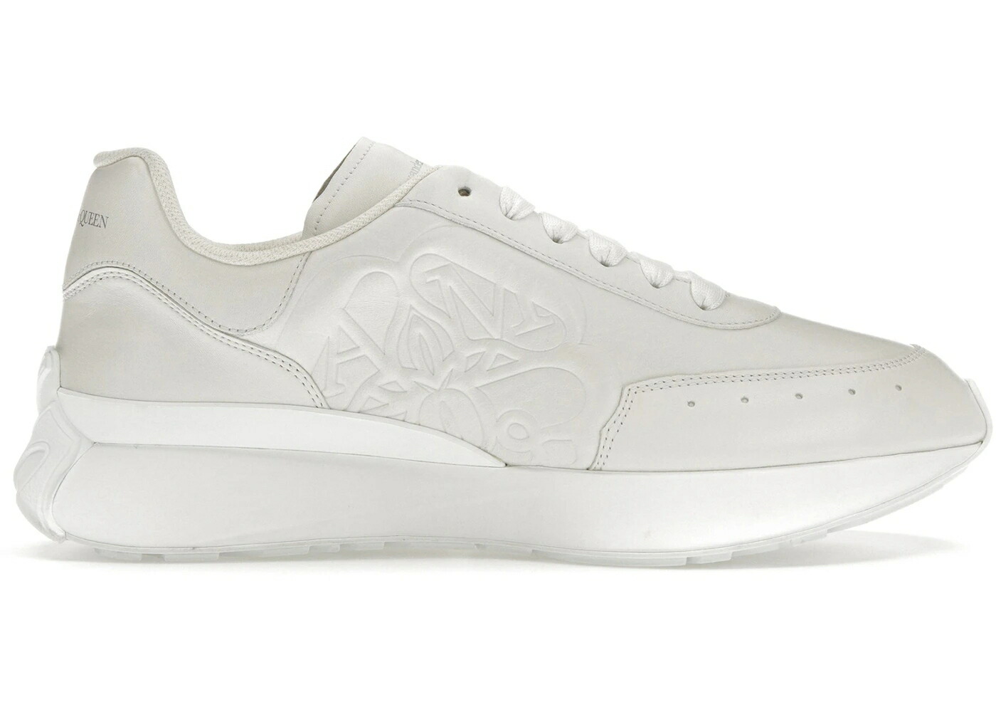 アレキサンダーマックイーン 白いこと 白いこと スニーカー メンズ ALEXANDER MCQUEEN ALEXANDER MCQUEEN SPRINT RUNNER TRIPLE WHITE / WHITE WHITE WHITE