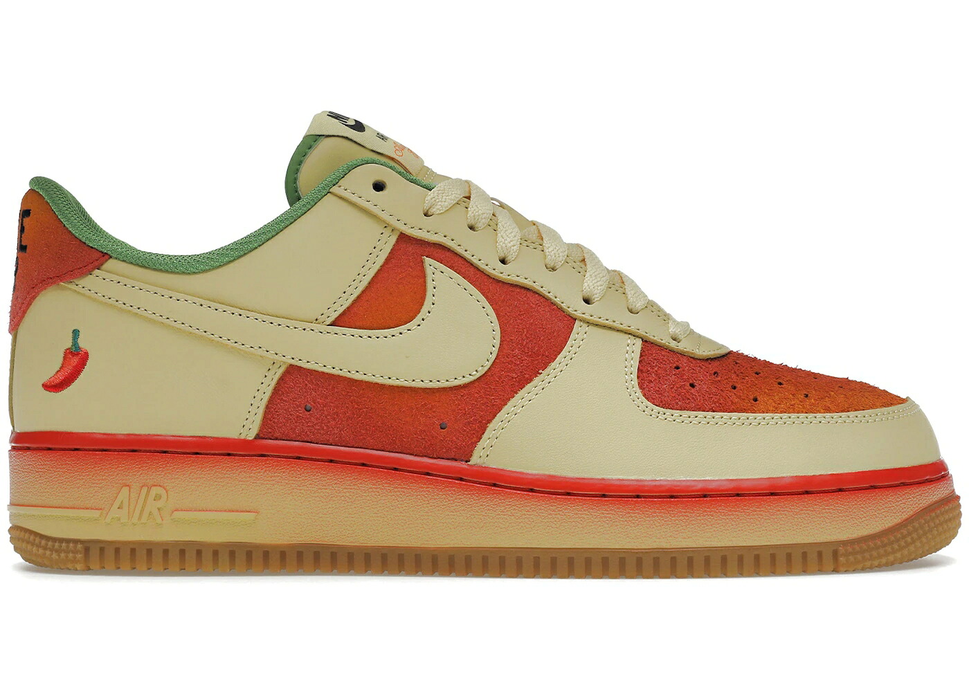ナイキ エアフォース '07 スニーカー メンズ NIKE AIR FORCE 1 LOW CHILI PEPPER / LEMON WASH LEMON WASH UNIVERSITY|スニケス