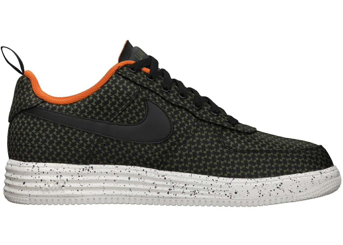 ナイキ ルーナー ルナー アンディフィーテッド 黒色 ブラック オリーブ スニーカー メンズ NIKE LUNAR FORCE 1 LOW UNDEFEATED BLACK / BLACK MEDIUM OLIVE