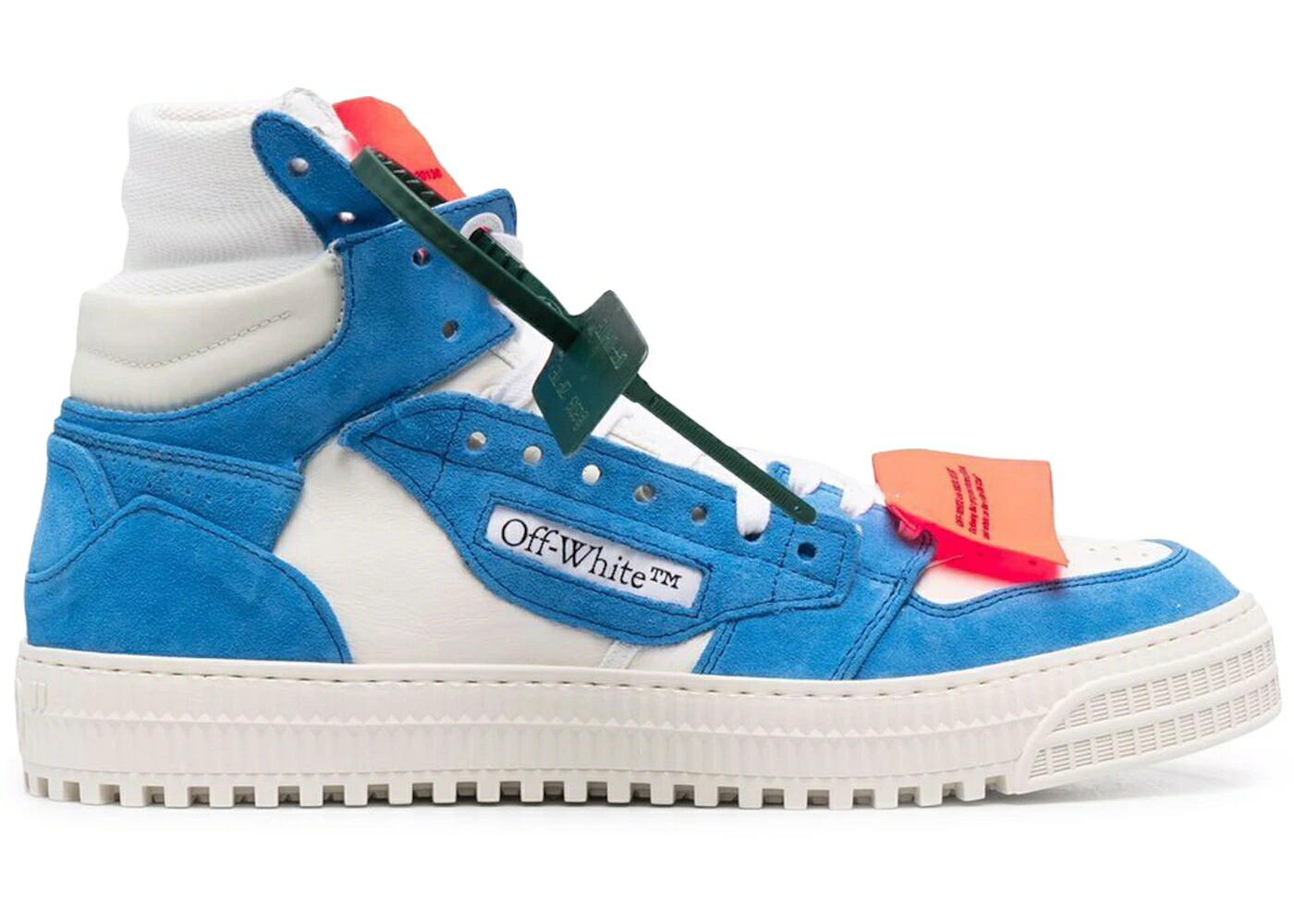 オフホワイト ハイ 白色 ホワイト スカイ 青色 ブルー 3.0 スニーカー メンズ OFF-WHITE OFF-COURT HIGH WHITE SKY BLUE (SS22) / WHITE SKY BLUE