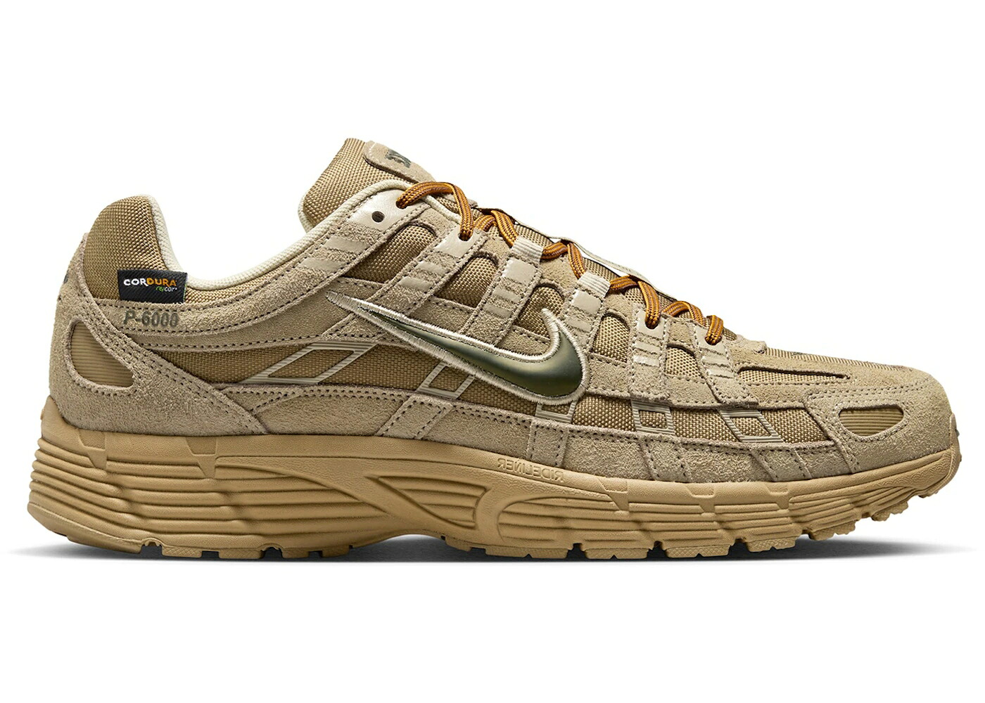 ナイキ 割り増し金 カーキ スニーカー メンズ NIKE P-6000 PREMIUM CORDURA FILBERT DESERT KHAKI / FILBERT DESERT KHAKI LIGHT KHAKI