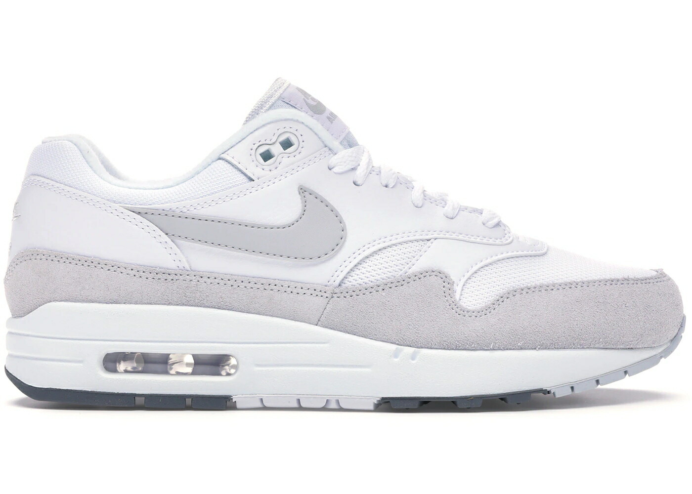 ナイキ マックス 白色 ホワイト ピュア プラチナム クール 灰色 グレー エアマックス スニーカー メンズ NIKE AIR MAX 1 WHITE PURE PLATINUM / WHITE PURE PLATINUM COOL GREY