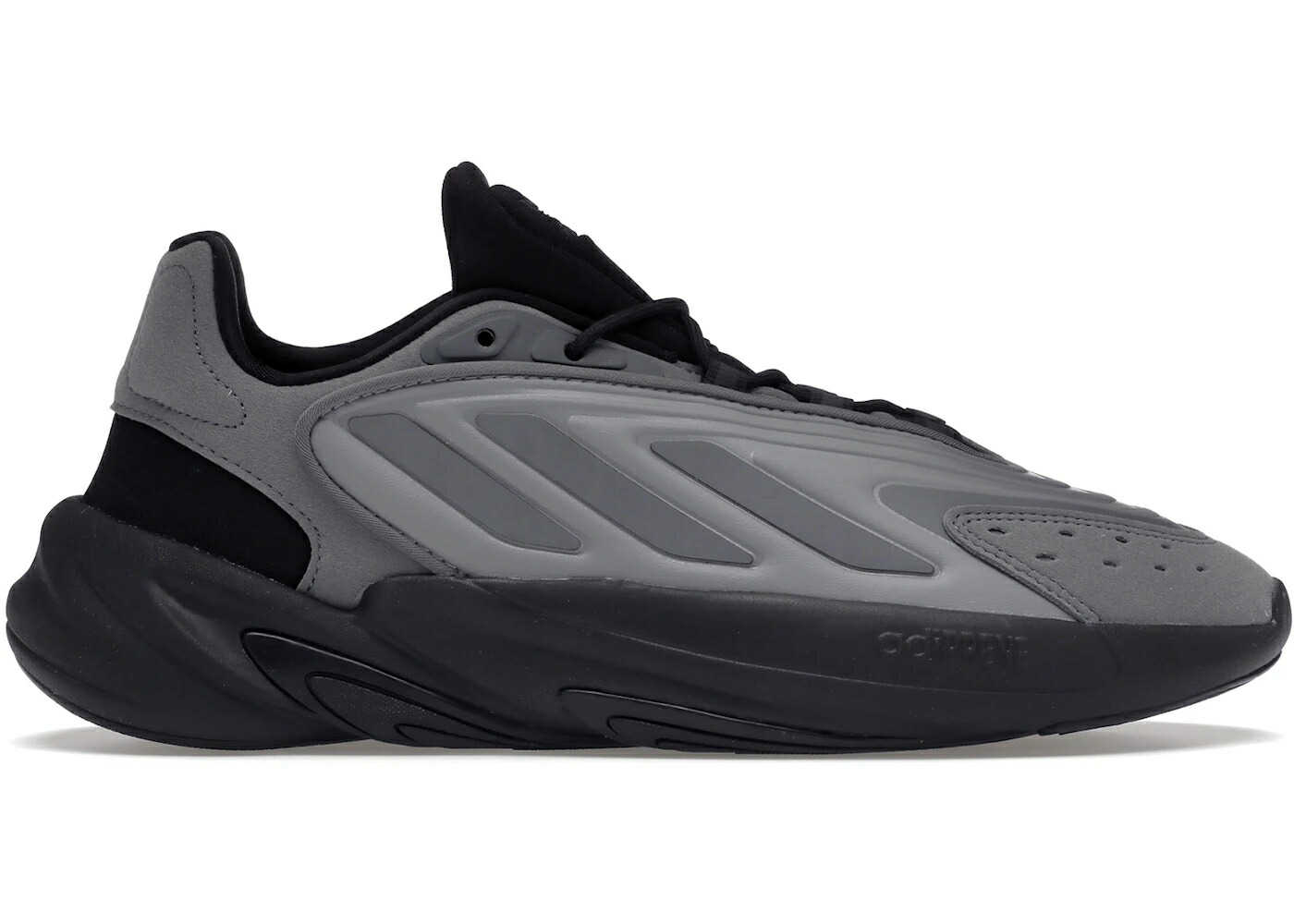 アディダス 灰色 グレー コア 黒色 ブラック グレイ スニーカー メンズ ADIDAS OZELIA GREY CORE BLACK / GRAY FOUR GREY THREE CORE BLACK