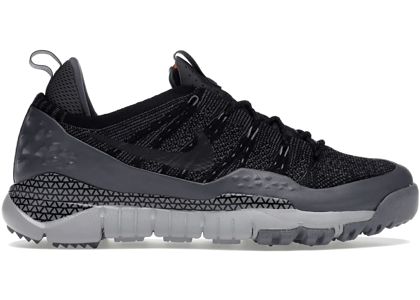 ナイキ 飛球編み物 薄墨色 薄墨色 黒いこと 黒いこと スニーカー メンズ NIKE LUPINEK FLYKNIT ACG LOW WOLF GREY / WOLF GREY BLACK