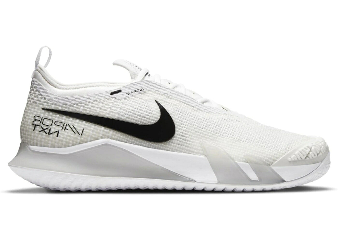 ナイキ コート リアクト 白色 ホワイト 灰色 グレー 黒色 ブラック スニーカー メンズ NIKE COURT REACT VAPOR NXT WHITE GREY FOG / WHITE GREY FOG BLACK｜スニケス