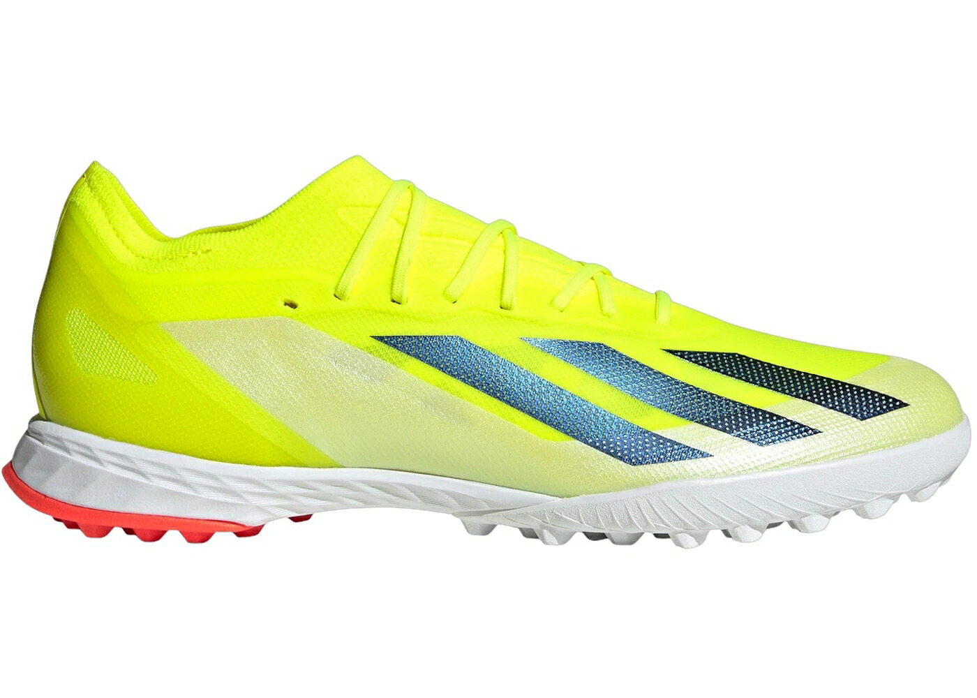 アディダス エリート ターフ チーム 黄色 イエロー コア 黒色 ブラック 白色 ホワイト スニーカー メンズ ADIDAS CRAZYFAST ELITE TURF TEAM SOLAR YELLOW CORE BLACK CLOUD WHITE / TEAM SOLAR YELLOW 2 CORE BLACK