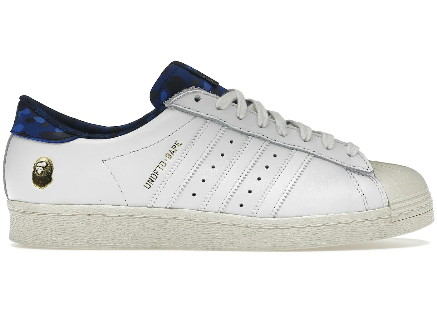 アディダス スーパースター アンディフィーテッド 白色 ホワイト スニーカー メンズ ADIDAS SUPERSTAR 80S UNDEFEATED BAPE WHITE / FOOTWEAR WHITE FOOTWEAR WHITE|スニケス