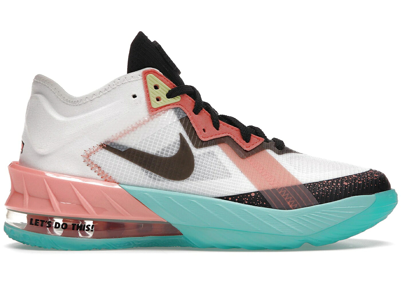 ナイキ レブロン 白いこと 白いこと ジャム 活動的 あき場所ジャム 御坊っちゃん キッズ NIKE LEBRON 18 LOW SUMMIT WHITE SPACE JAM (GS) / SUMMIT WHITE DYNAMIC TURQUOISE もの言う花 マタニティ スニーカー