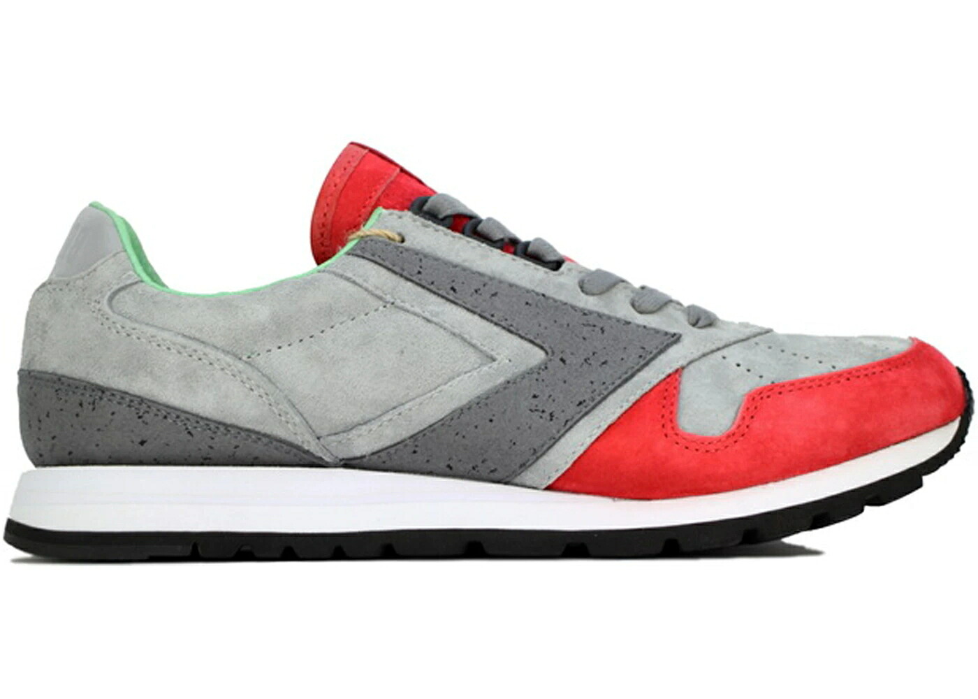 ブルックス 灰色 グレー 赤 レッド クラシック スニーカー メンズ BROOKS CHARIOT HANON SCOTCH BONNET / GREY FIERY RED LIMESTONE CLASSIC｜スニケス 104,700円