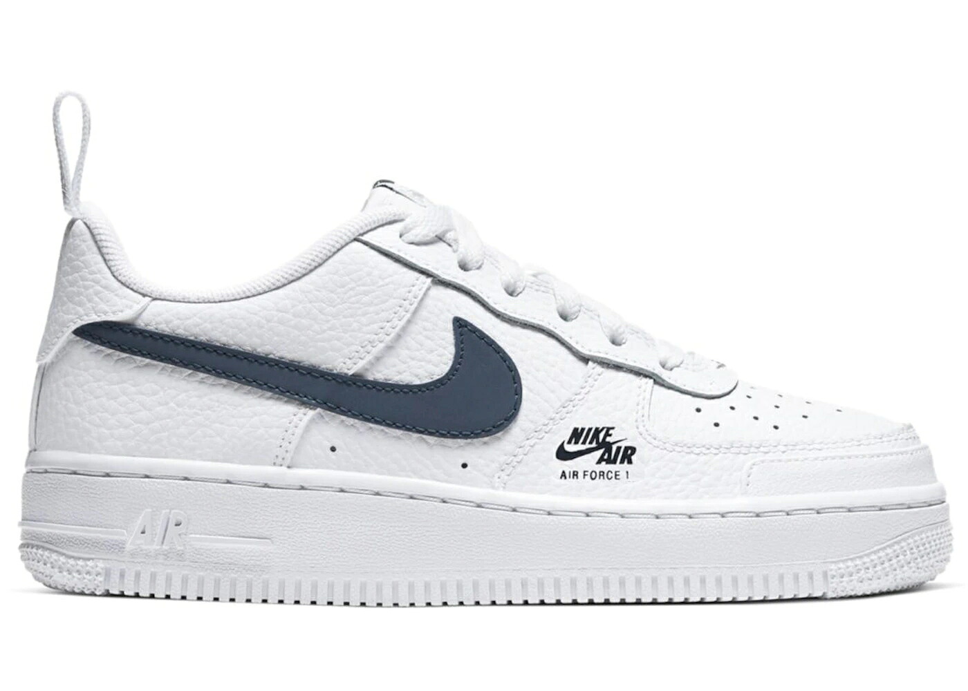 ナイキ 白いこと 白いこと 薄墨色 薄墨色 空軍 お坊っちゃん キッズ NIKE AIR FORCE 1 LOW 07 WHITE OBSIDIAN (GS) / WHITE OBSIDIAN LIGHT SMOKE GREY もの言う花 マタニティ スニーカー