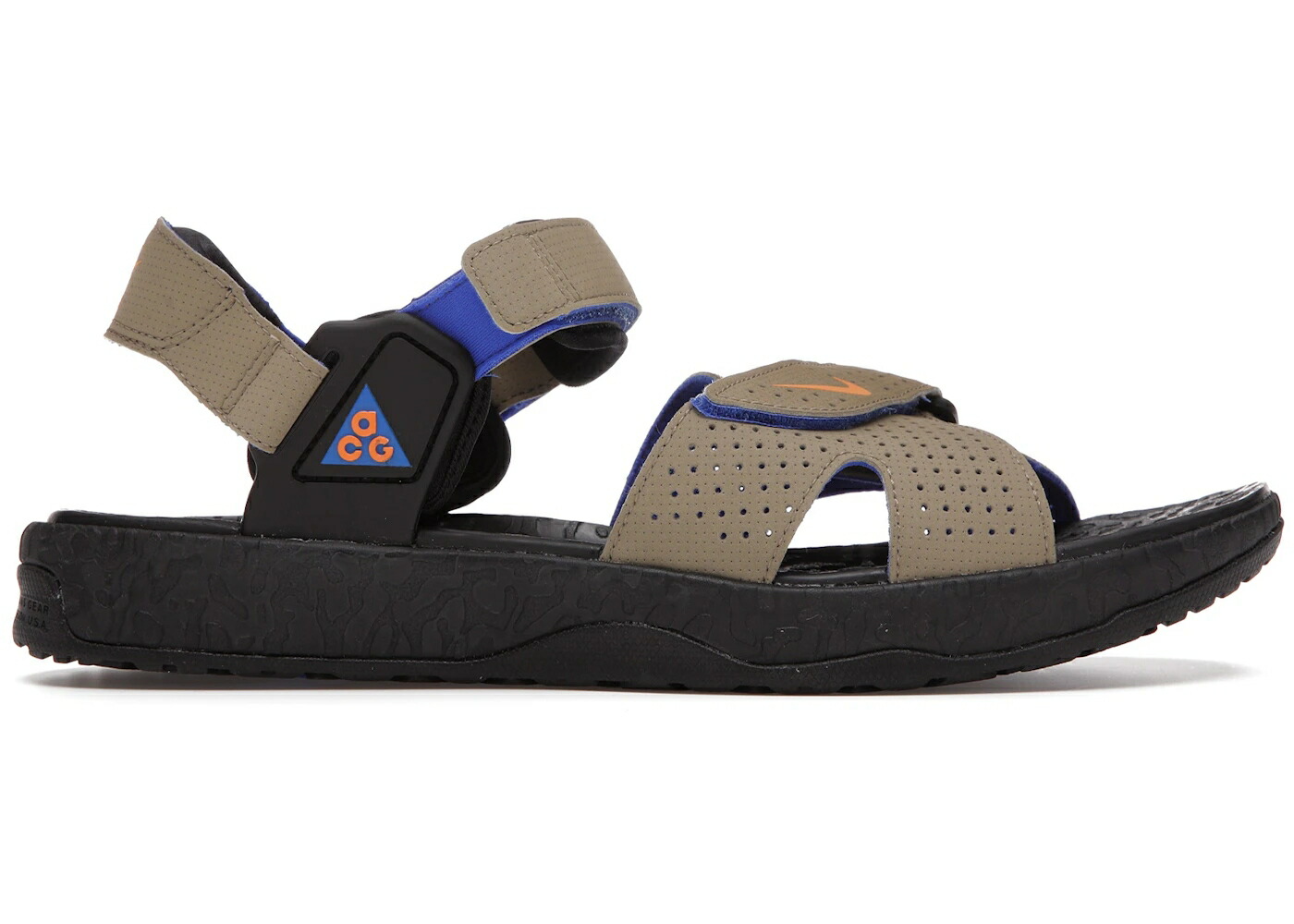 ナイキ カーキ 橙 オレンジ スニーカー メンズ NIKE ACG AIR DESCHUTZ MOWABB / KHAKI HYPER ROYAL CIRCUIT ORANGE|スニケス