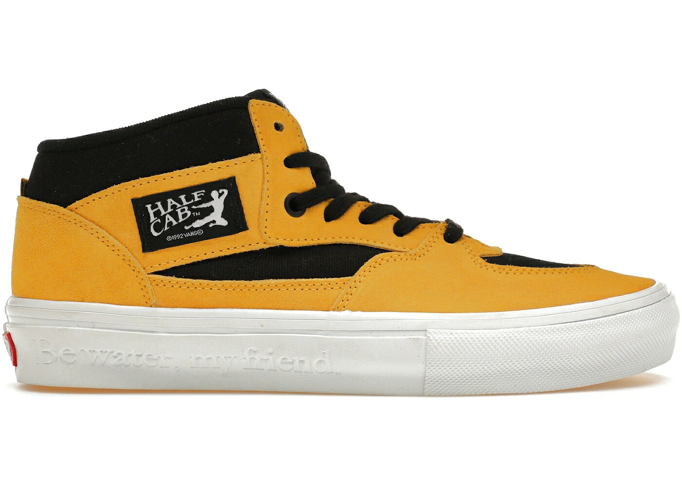 ヴァンズ バンズ スケート ハーフ 黒色 ブラック 黄色 イエロー ハーフキャブ スニーカー メンズ VANS SKATE HALF CAB BRUCE LEE / BLACK YELLOW|スニケス