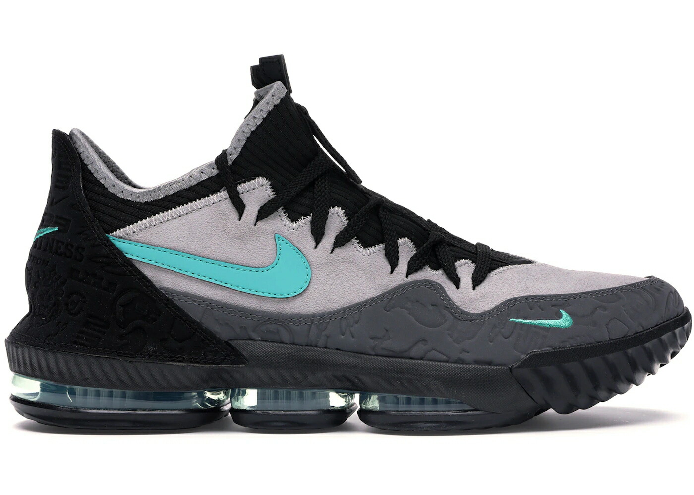 ナイキ レブロン 翡翆 ジェード 薄墨色 薄墨色 黒いこと 黒いこと スニーカー メンズ NIKE LEBRON 16 LOW ATMOS CLEAR JADE / WOLF GREY CLEAR JADE BLACK