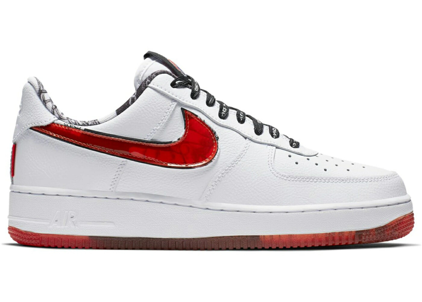 ナイキ 白色 ホワイト 赤 レッド エアフォース スニーカー メンズ NIKE AIR FORCE 1 LOW 07 LV8 WHITE RED / WHITE RED