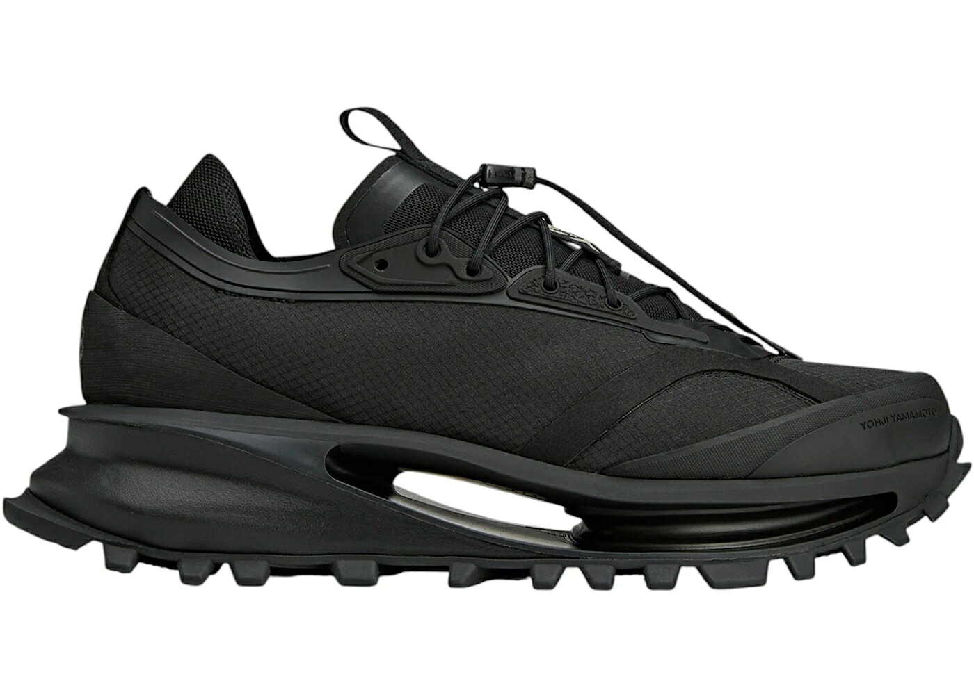 アディダス 黒色 ブラック スニーカー メンズ ADIDAS Y-3 S-GENDO TRAIL BLACK / BLACK BLACK BLACK｜スニケス