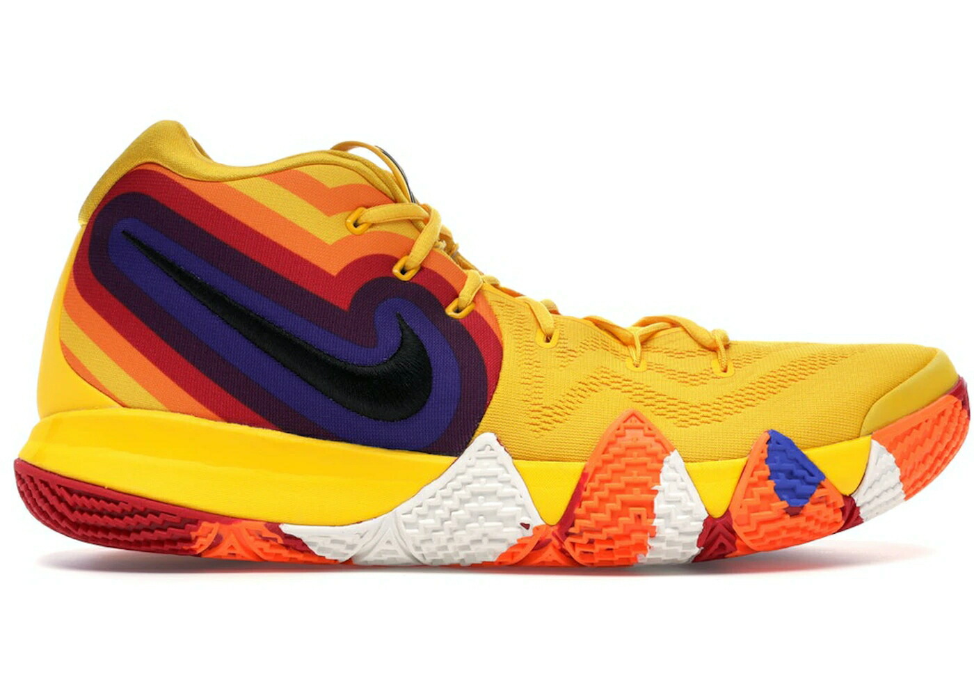 ナイキ カイリー 黒色 ブラック スニーカー メンズ NIKE KYRIE 4 DECADES PACK 70S / AMARILLO BLACK SAIL
