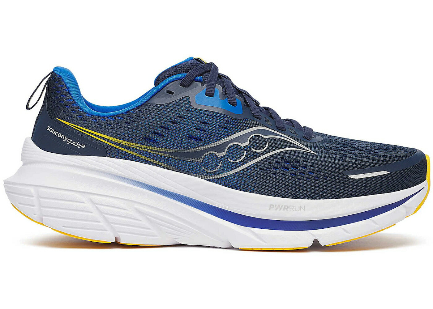 サッカニー 紺色 ネイビー スニーカー メンズ SAUCONY GUIDE 18 NAVY SKYDIVER / NAVY SKYDIVER