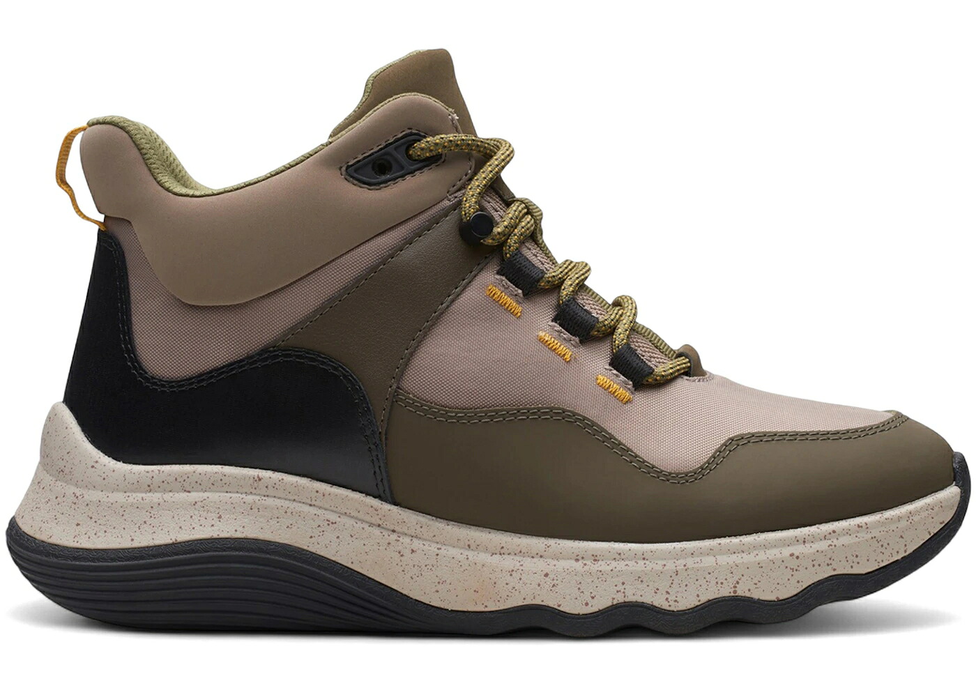 クラークス オリーブ レザー WOMEN'S スニーカー レディース CLARKS JAUNT LO DARK OLIVE COMBI LEATHER (WOMEN'S) / DARK OLIVE COMBI｜スニケス