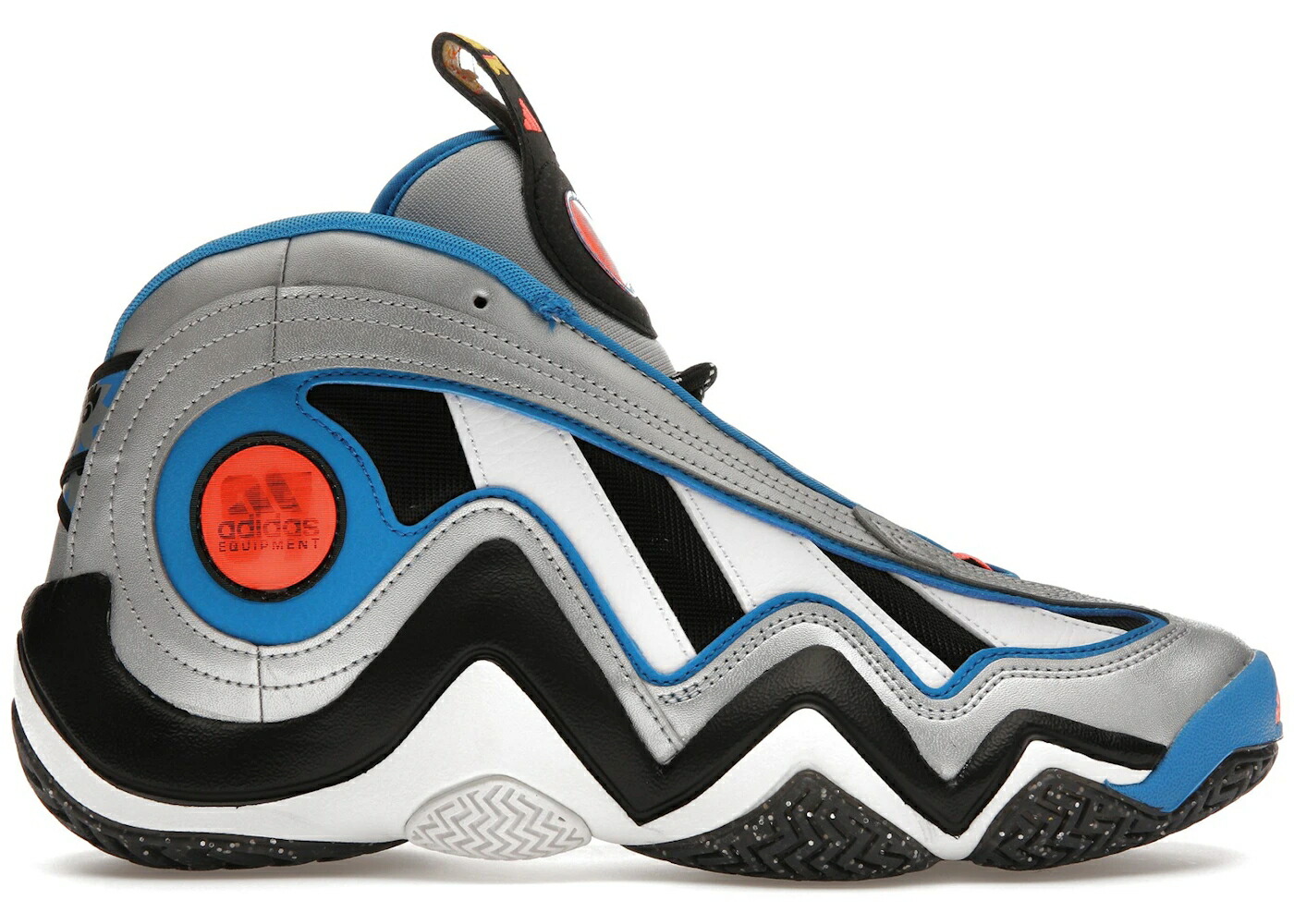 アディダス クレイジー しろがね色 しろがね色 中核グループ 黒いこと 黒いこと スニーカー メンズ ADIDAS CRAZY 97 EQT 1997 ALL-STAR / METALLIC SILVER CORE BLACK
