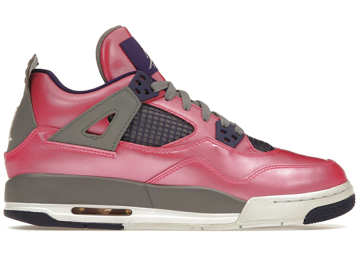 ナイキ ジョーダン サクラ色 白いこと 白いこと 薄墨色 シメント 薄墨色 お坊っちゃん キッズ JORDAN 4 RETRO PINK FOIL (GS) / PINK FOIL WHITE CEMENT GREY もの言う花 マタニティ スニーカー