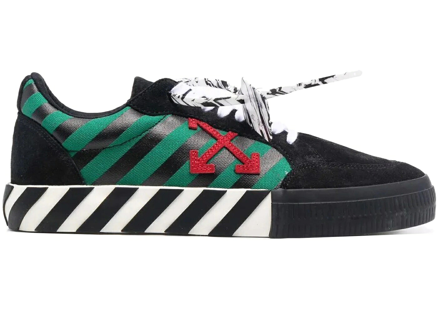 象牙色 緑 緑であること 黒いこと 黒いこと 白いこと 白いこと スニーカー メンズ OFF-WHITE VULC LOW GREEN BLACK / GREEN BLACK WHITE