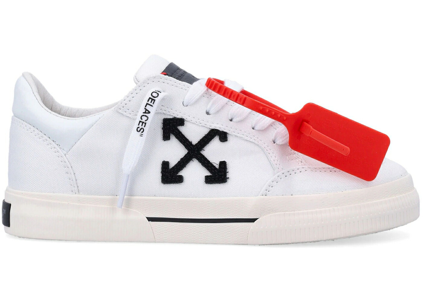 象牙色 白いこと 白いこと 黒いこと 黒いこと WOMEN\u0027S スニーカー レディース OFF-WHITE NEW LOW VULCANIZED WHITE BLACK (WOMEN\u0027S) / WHITE BLACK