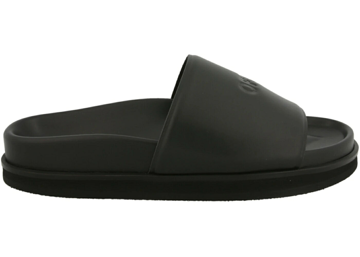 オフホワイト レザー 黒色 ブラック WOMEN'S スニーカー レディース OFF-WHITE CLOUD STAMP LEATHER SLIDES BLACK (WOMEN'S) /｜スニケス