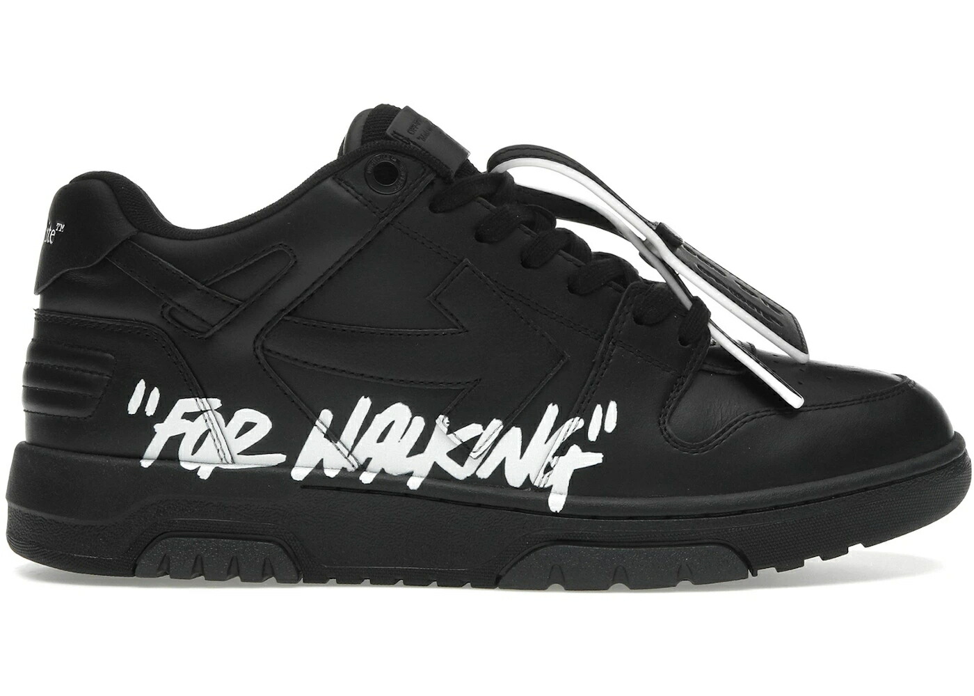 オフホワイト 黒色 ブラック 白色 ホワイト スニーカー メンズ OFF-WHITE OUT OF OFFICE OOO LOW TOPS FOR WALKING BLACK WHITE / BLACK WHITE