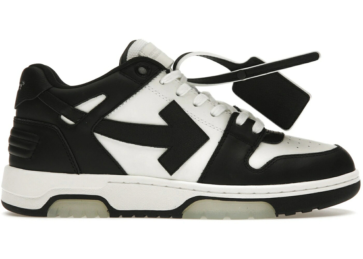 象牙色 なめし革 白いこと 白いこと 黒いこと 黒いこと スニーカー メンズ OFF-WHITE OUT OF OFFICE CALF LEATHER PANDA / WHITE BLACK