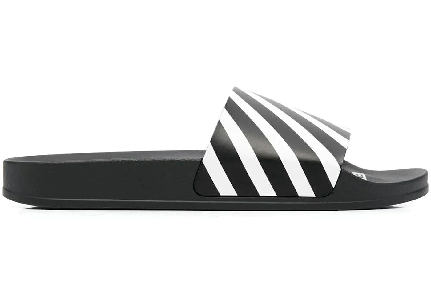 象牙色 黒いこと 黒いこと 白いこと 白いこと スニーカー メンズ OFF-WHITE DIAG SLIDER BLACK WHITE / BLACK WHITE 靴-メンズ靴-スニーカー