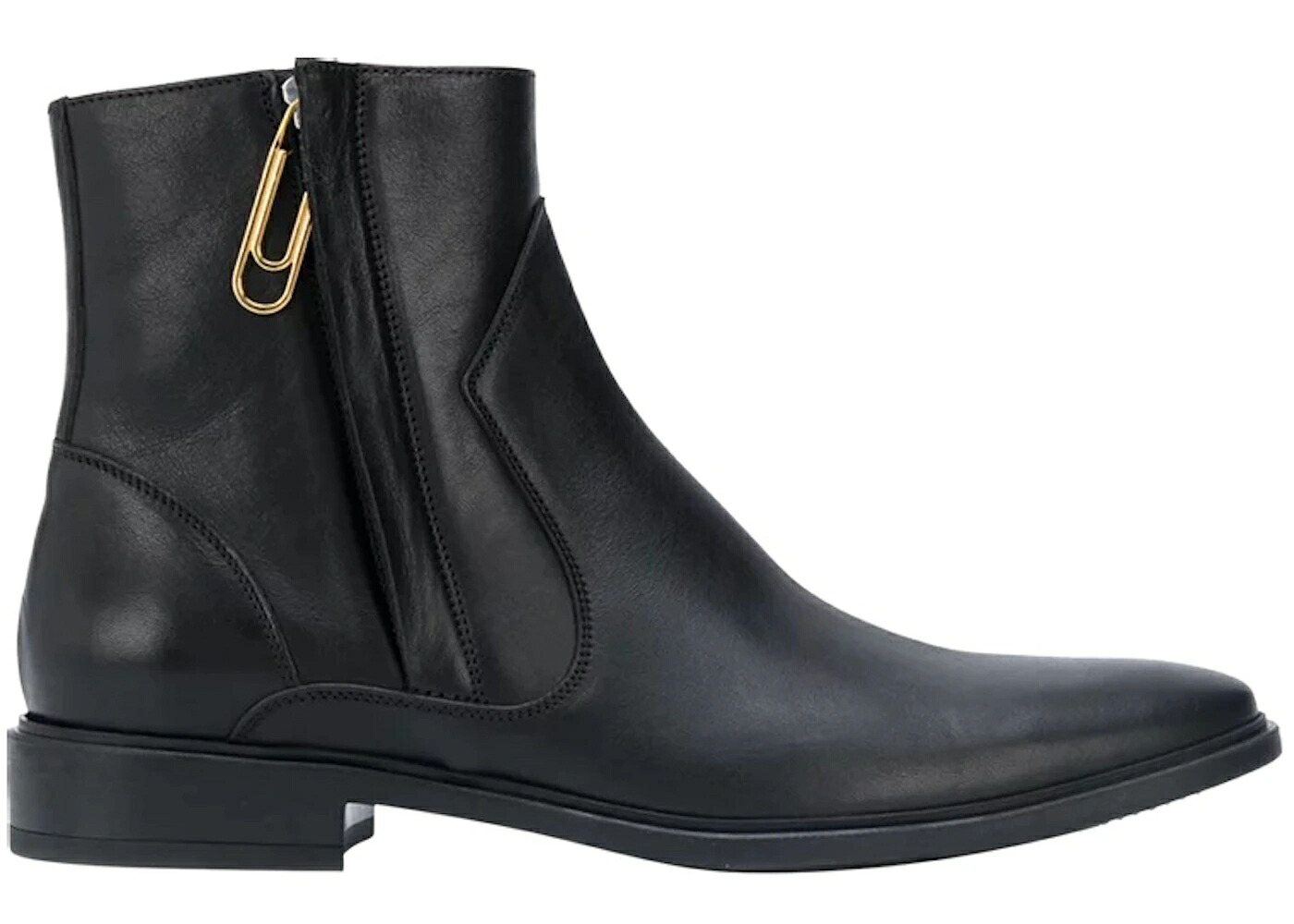 オフホワイト ブーツ 黒色 ブラック スニーカー メンズ OFF-WHITE PAPERCLIP ZIP-UP ANKLE BOOTS BLACK / BLACK BLACK