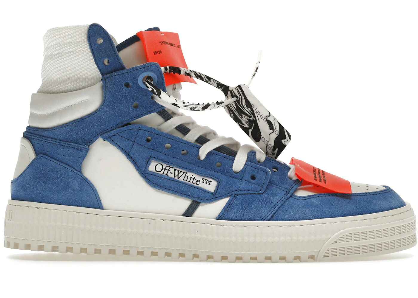 象牙色 ご機嫌 白いこと 白いこと 青味 青色 橙 オレンジ色 3.0 スニーカー メンズ OFF-WHITE OFF-COURT HIGH WHITE BLUE ORANGE / WHITE BLUE ORANGE