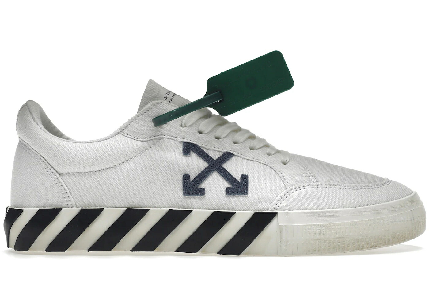 オフホワイト 白色 ホワイト 青色 ブルー 灰色 グレー スニーカー メンズ OFF-WHITE VULC LOW COTTON WHITE BLUE GREY / WHITE WHITE BLUE GREY