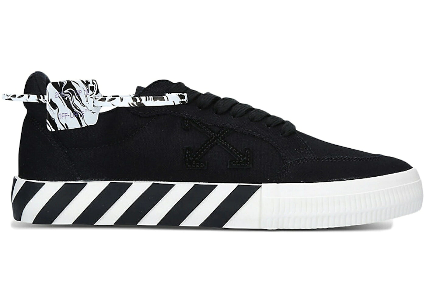 象牙色 黒いこと 黒いこと スニーカー メンズ OFF-WHITE VULC LOW DOUBLE BLACK FW20 /