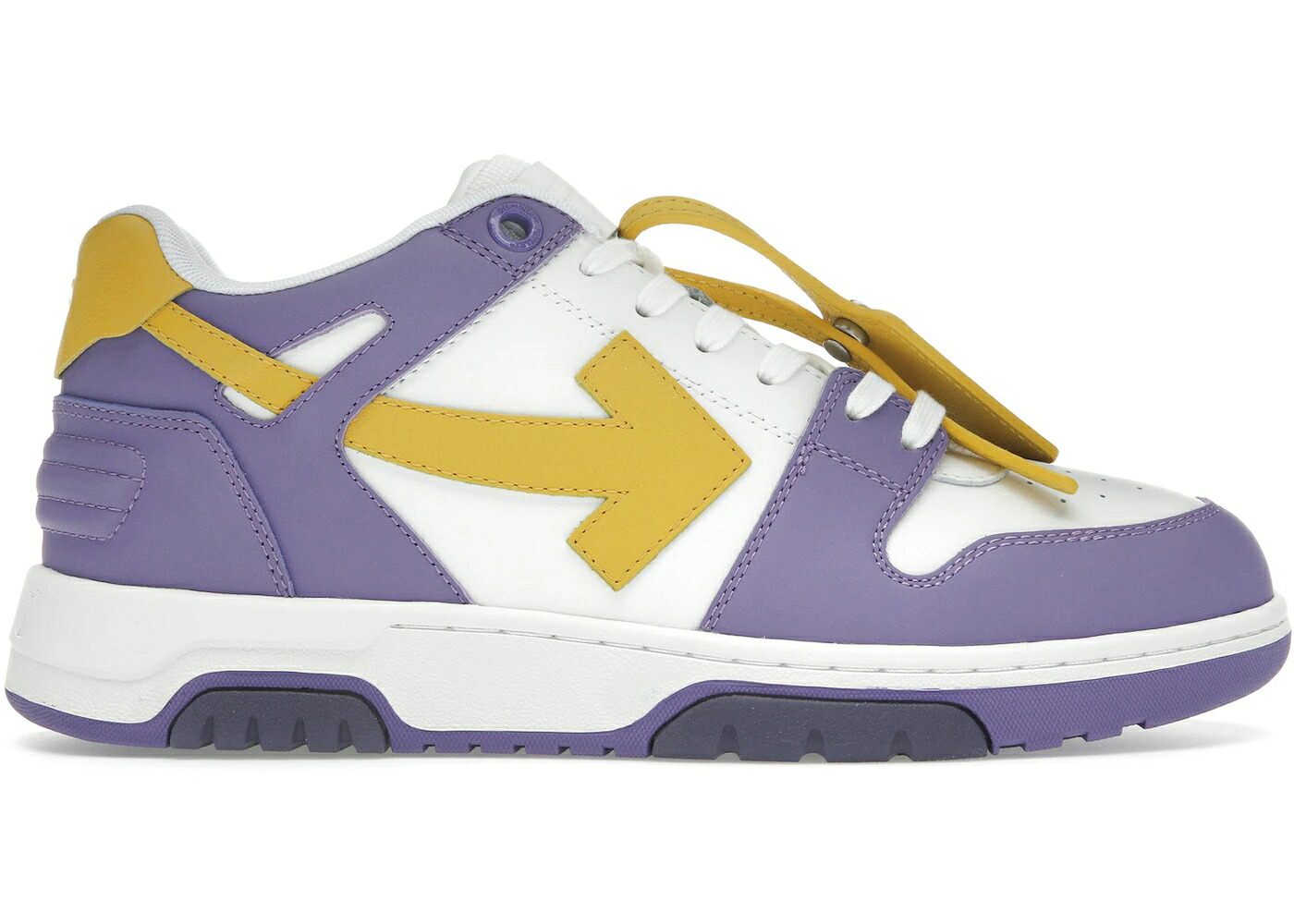象牙色 靴 スニーカー 白いこと 白いこと 紫 パープル 黄味がかった 黄み メンズ OFF-WHITE OUT OF OFFICE SNEAKER WHITE PURPLE YELLOW / WHITE PURPLE YELLOW スニーカー-靴-メンズ靴