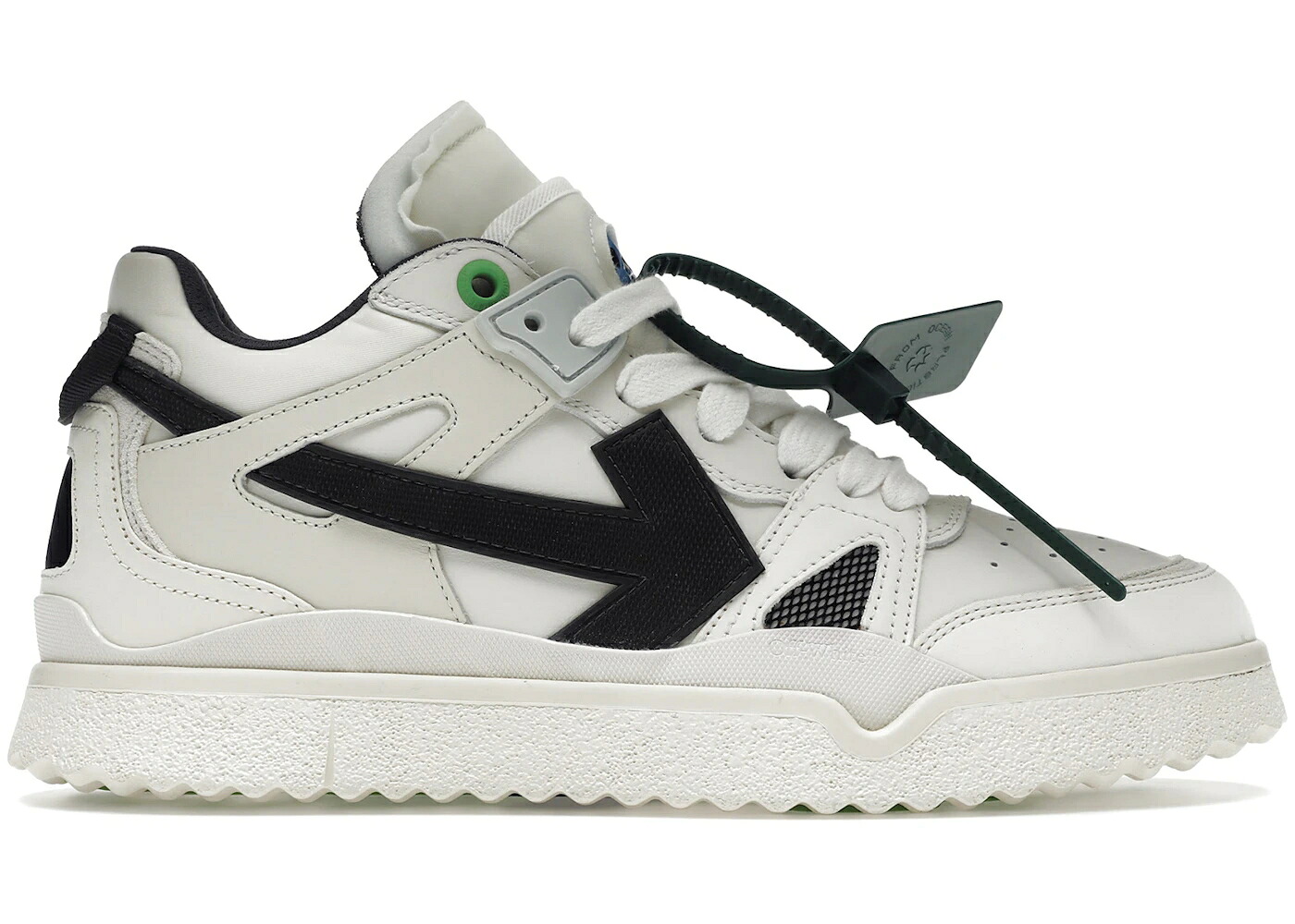 オフホワイト ミッド 白色 ホワイト 黒色 ブラック スニーカー メンズ OFF-WHITE SPONGE MID TOP WHITE BLACK / CLOUD WHITE BLACK