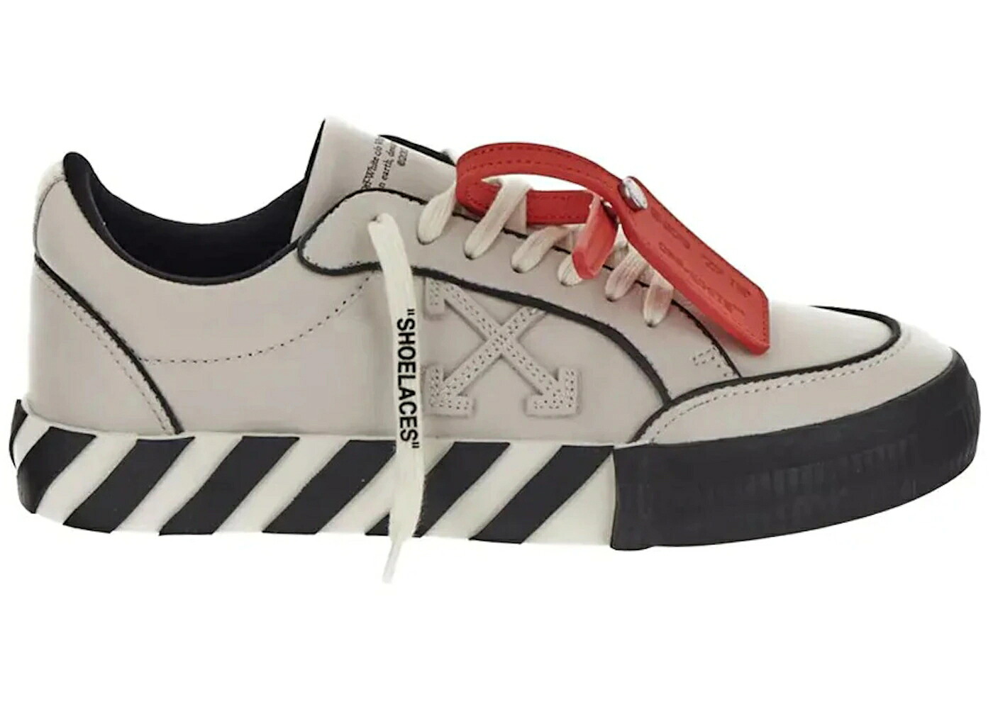 オフホワイト 白色 ホワイト 黒色 ブラック スニーカー メンズ OFF-WHITE LOW VULCANIZED OUTLINED WHITE BLACK / WHITE BLACK|スニケス