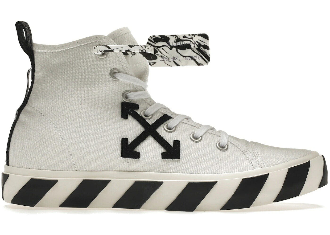 象牙色 ミッド 白いこと 白いこと 黒いこと 黒いこと スニーカー メンズ OFF-WHITE VULCANIZED MID TOP WHITE BLACK / WHITE BLACK