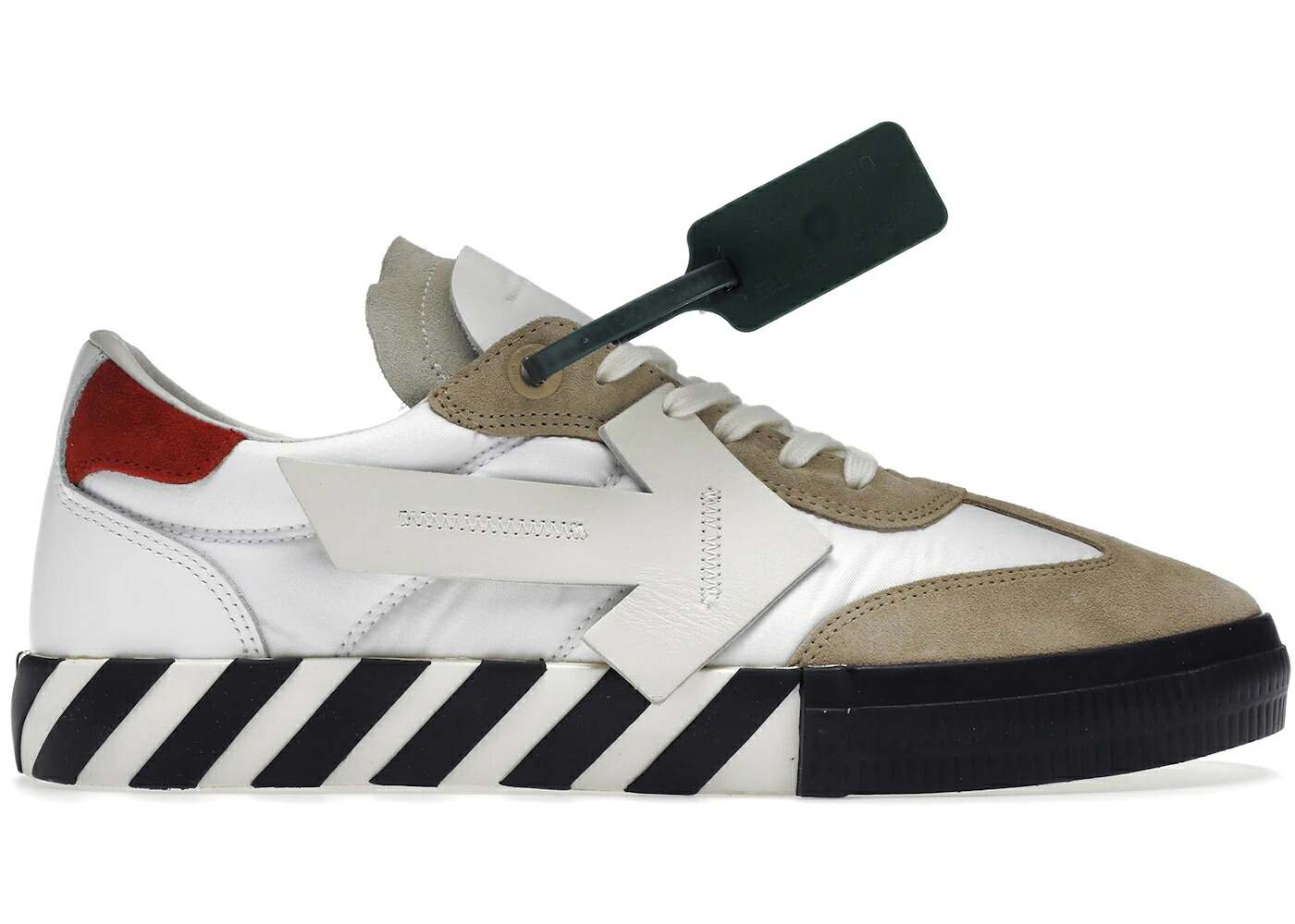 オフホワイト 白色 ホワイト ベージュ スニーカー メンズ OFF-WHITE NEW VULCANIZED LOW WHITE BEIGE / WHITE BEIGE|スニケス
